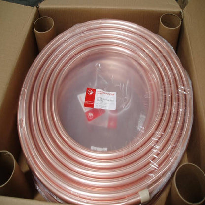 Tube Cuivre Souple Pro – Rouleau Multi-usages (Climatisation, Frigo, Gaz)